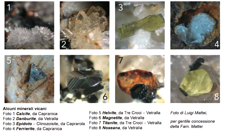 Incredibili cristalli tra le rocce della Riserva Lago di Vico