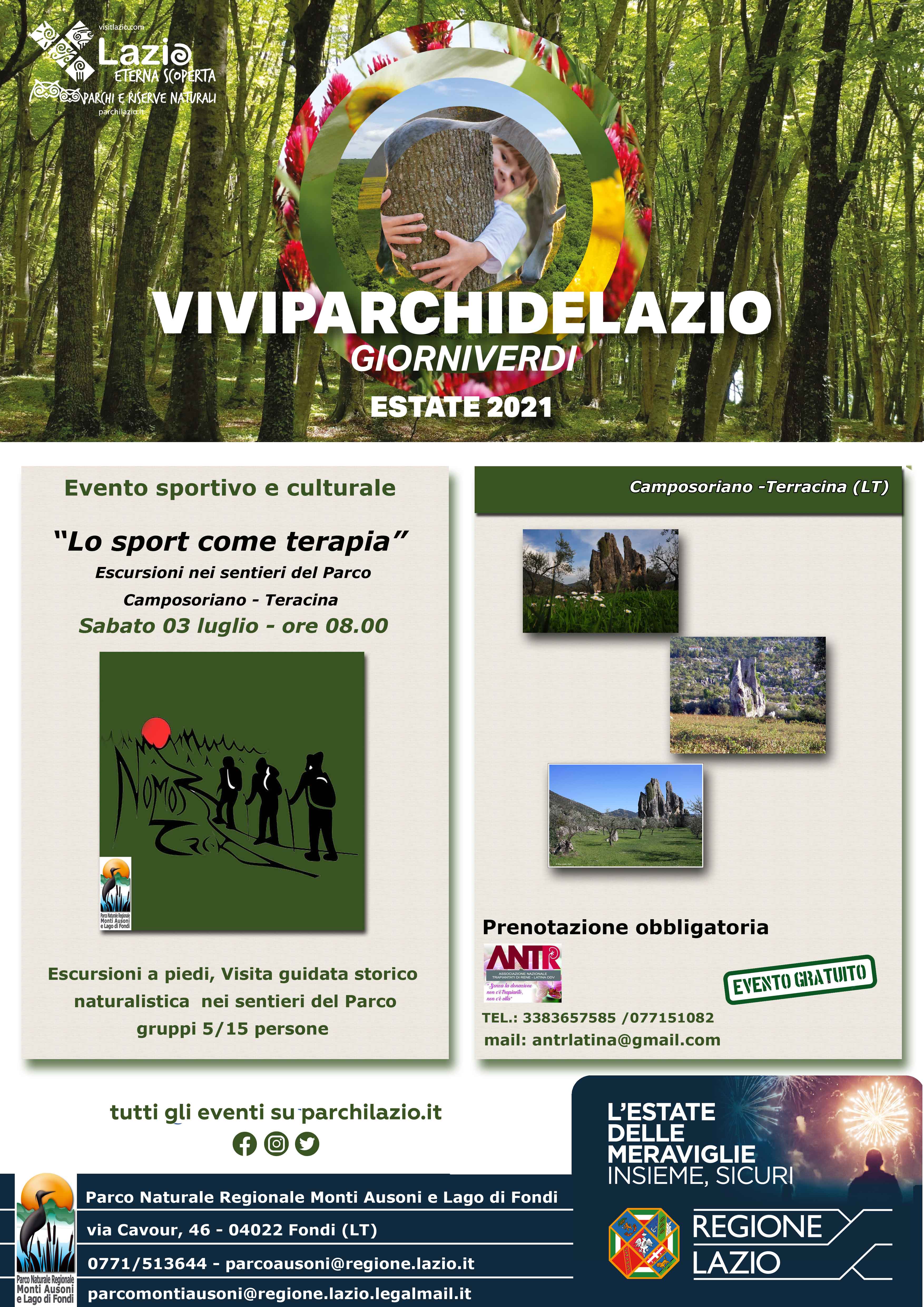 Ente Parco Ausoni - ESTATE 2021: 03 luglio a Camposoriano.