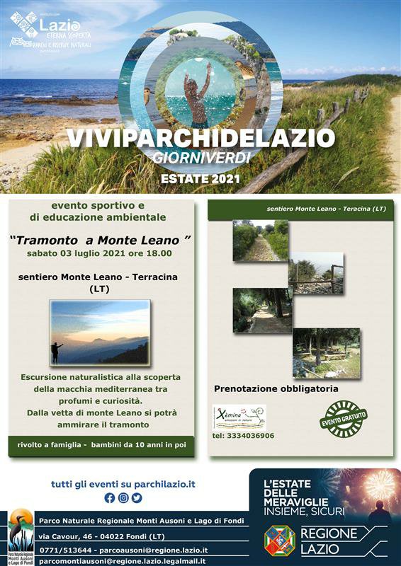 Ente Parco Ausoni - ESTATE 2021: 03 luglio su Monte Leano.