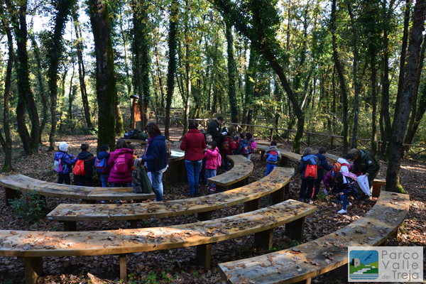 Aula didattica all'aperto - foto Archivio Parco
