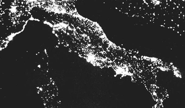 Italia e inquinamento luminoso - Fonte Web