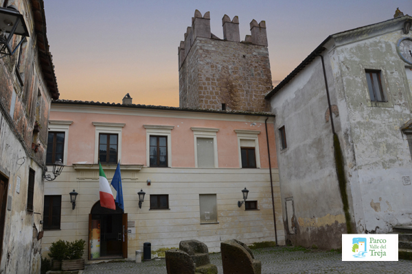 La sede degli uffici del Parco a Calcata - foto Archivio Parco