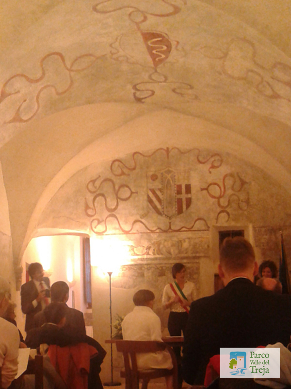 Matrimonio civile nei locali del forno - foto Archivio Parco