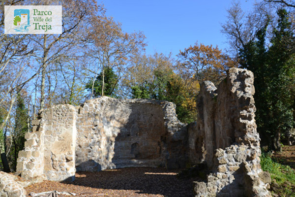 Ruderi della chiesa di Santa Maria di Castelvecchio - foto Archivio Parco