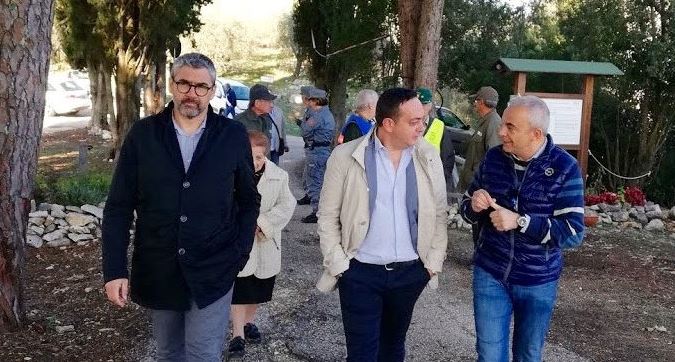 Il Direttore De Marchis ed il Presidente Delle Cese con il Sindaco di Pontecorvo