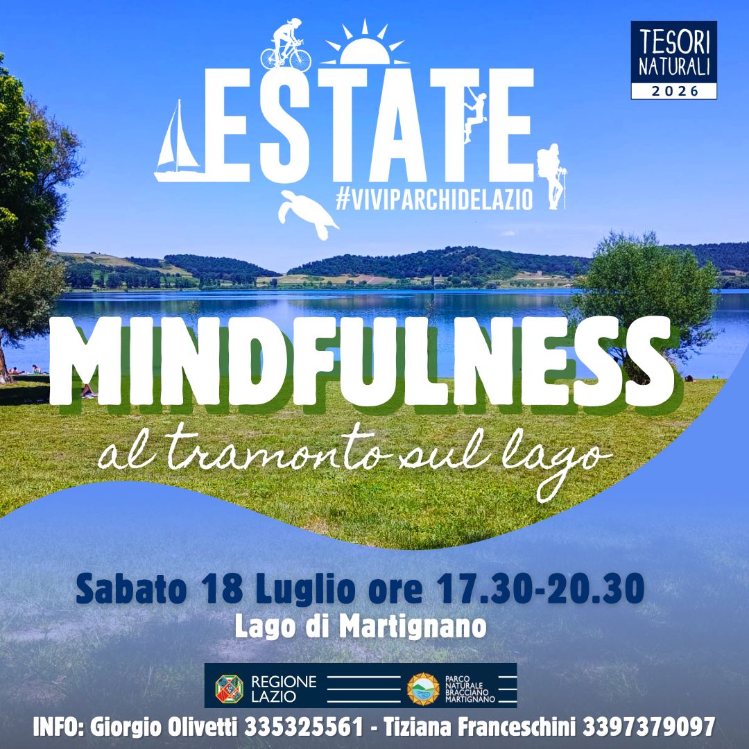 Mindfulness al tramonto sul lago- TESORI NATURALI 2026