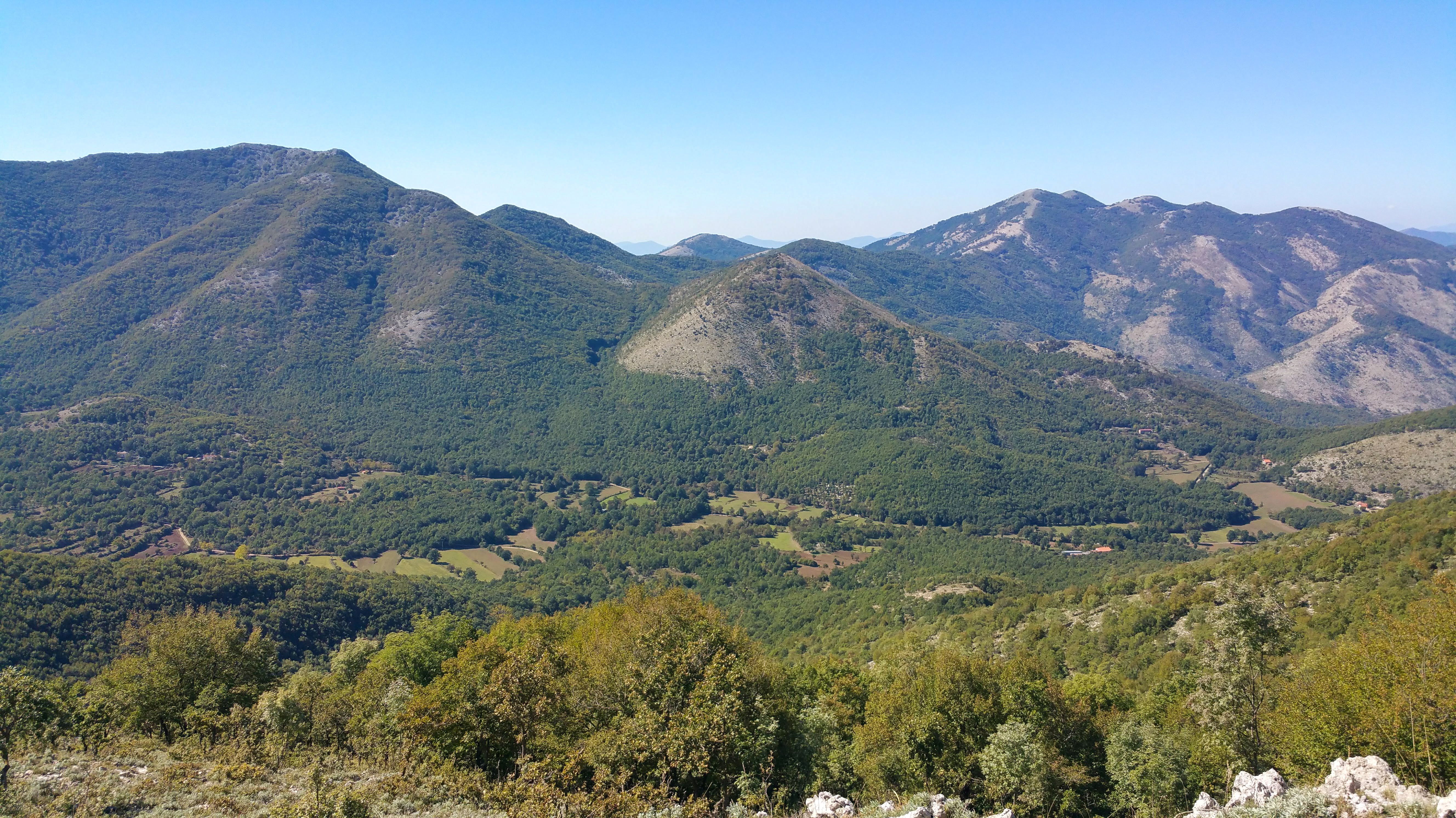 Vista sulla Piana di Polleca