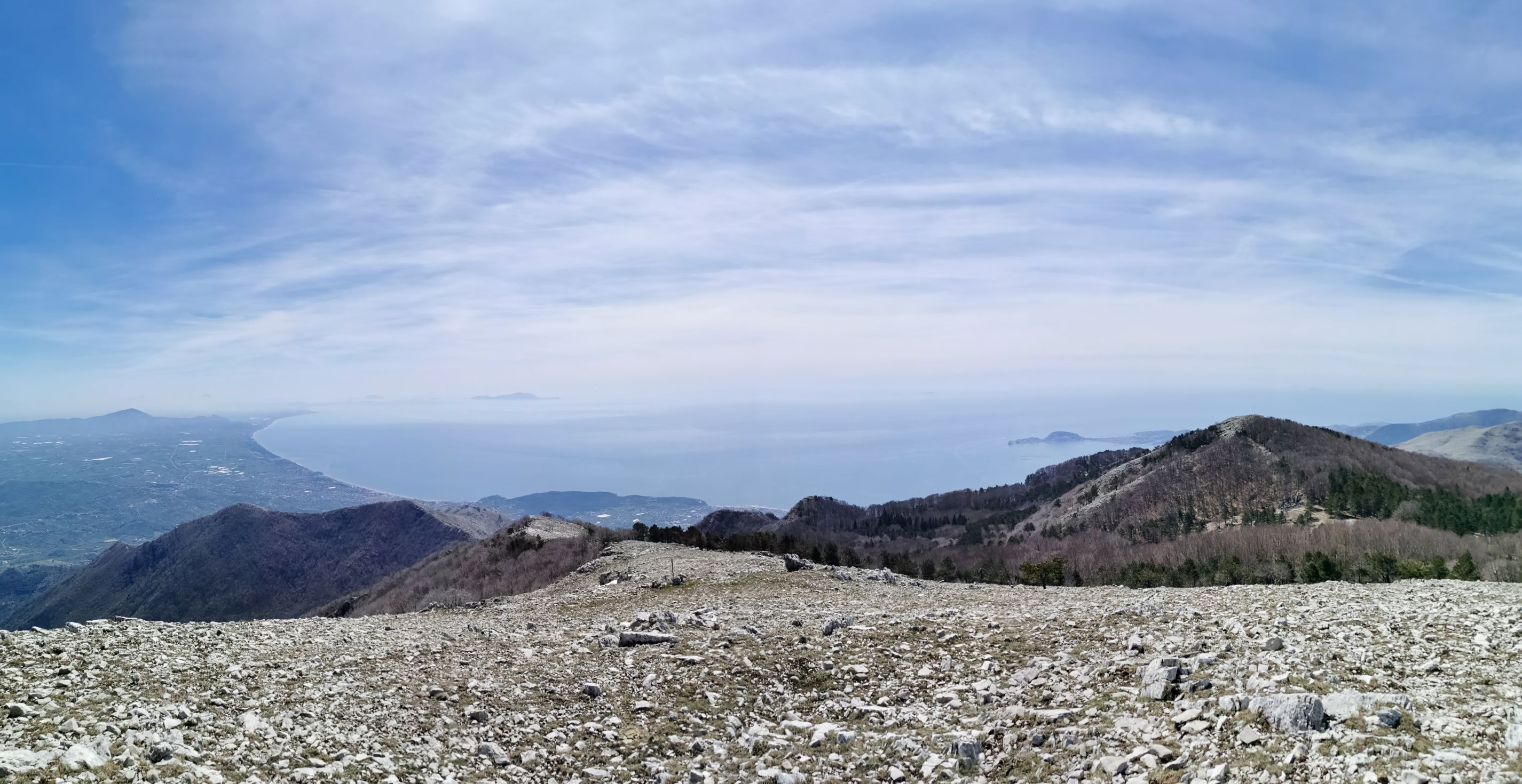 Vista del Golfo di Gaeta dal Monte Petrella