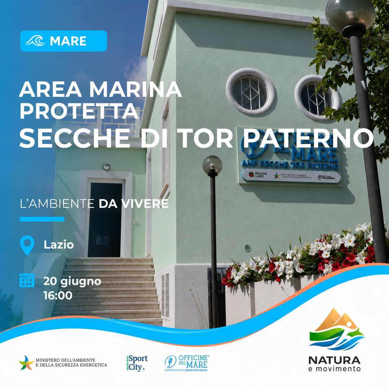 Natura e Movimento – Il 20 e 21 Giugno alle Officine del Mare