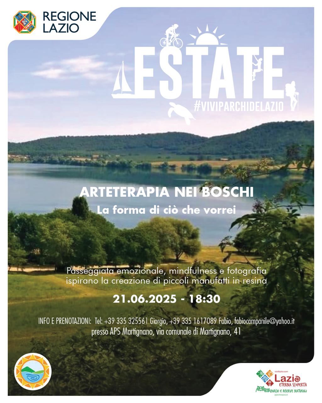 ARTETERAPIA NEI BOSCHI - - TESORI NATURALI 2025