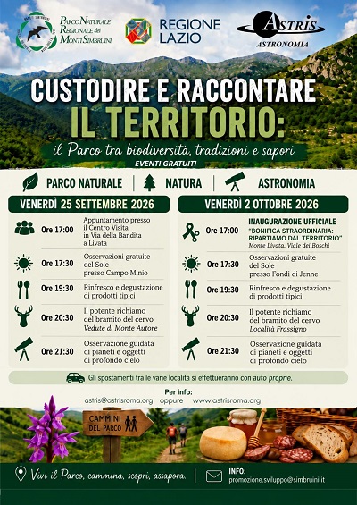 Custodire e raccontare il territorio