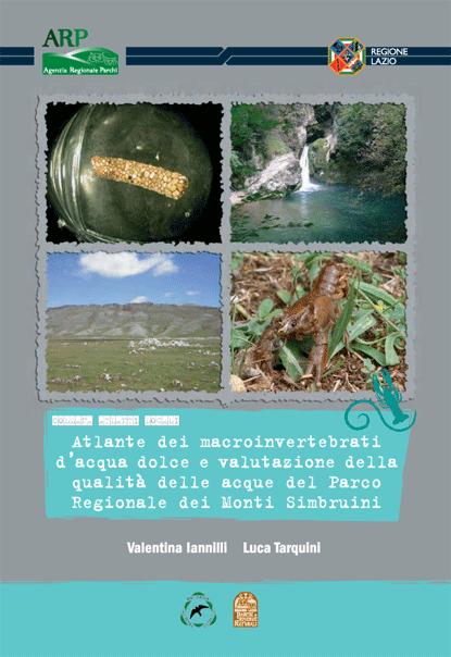 Atante dei macroinvertebrati d'acqua dolce e valutazione della qualità delle acque del Parco Regionale Monti Simbruini