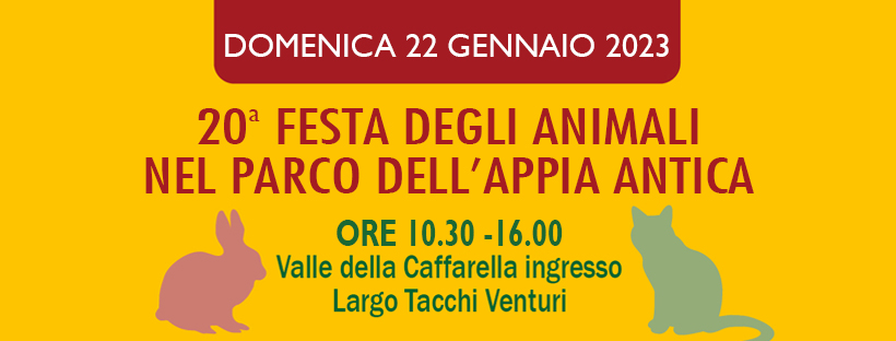 Festa degli Animali al Parco dell'Appia Antica