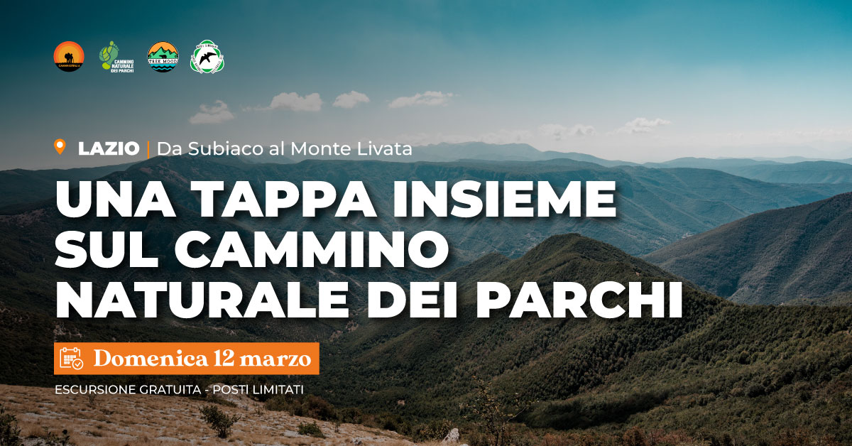 UNA TAPPA INSIEME SUL CAMMINO NATURALE DEI PARCHI