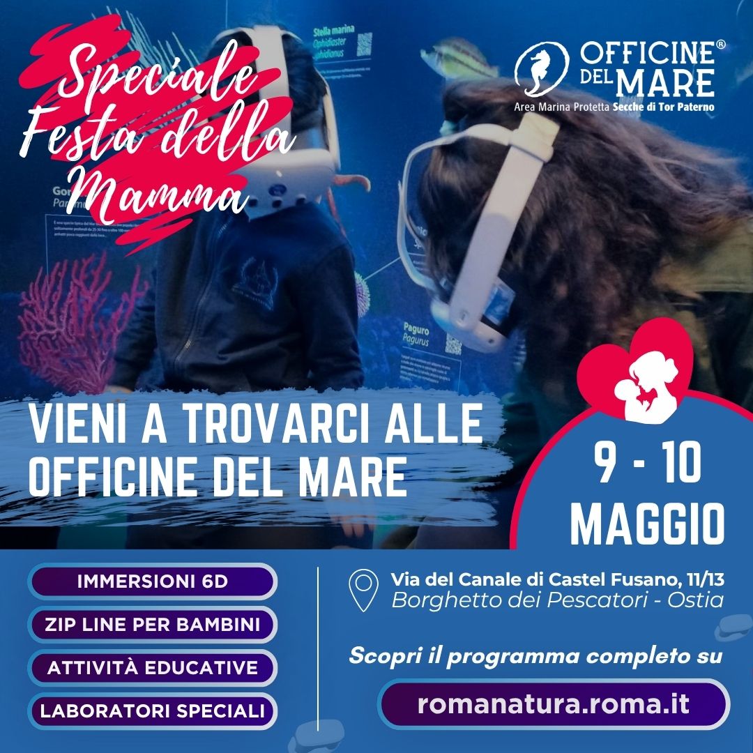 Il 9 e 10 maggio week end di attività alle Officine del Mare