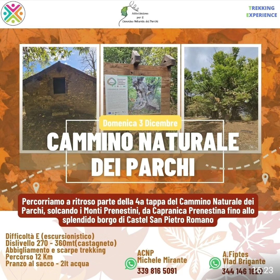 Cammino Naturale dei Parchi