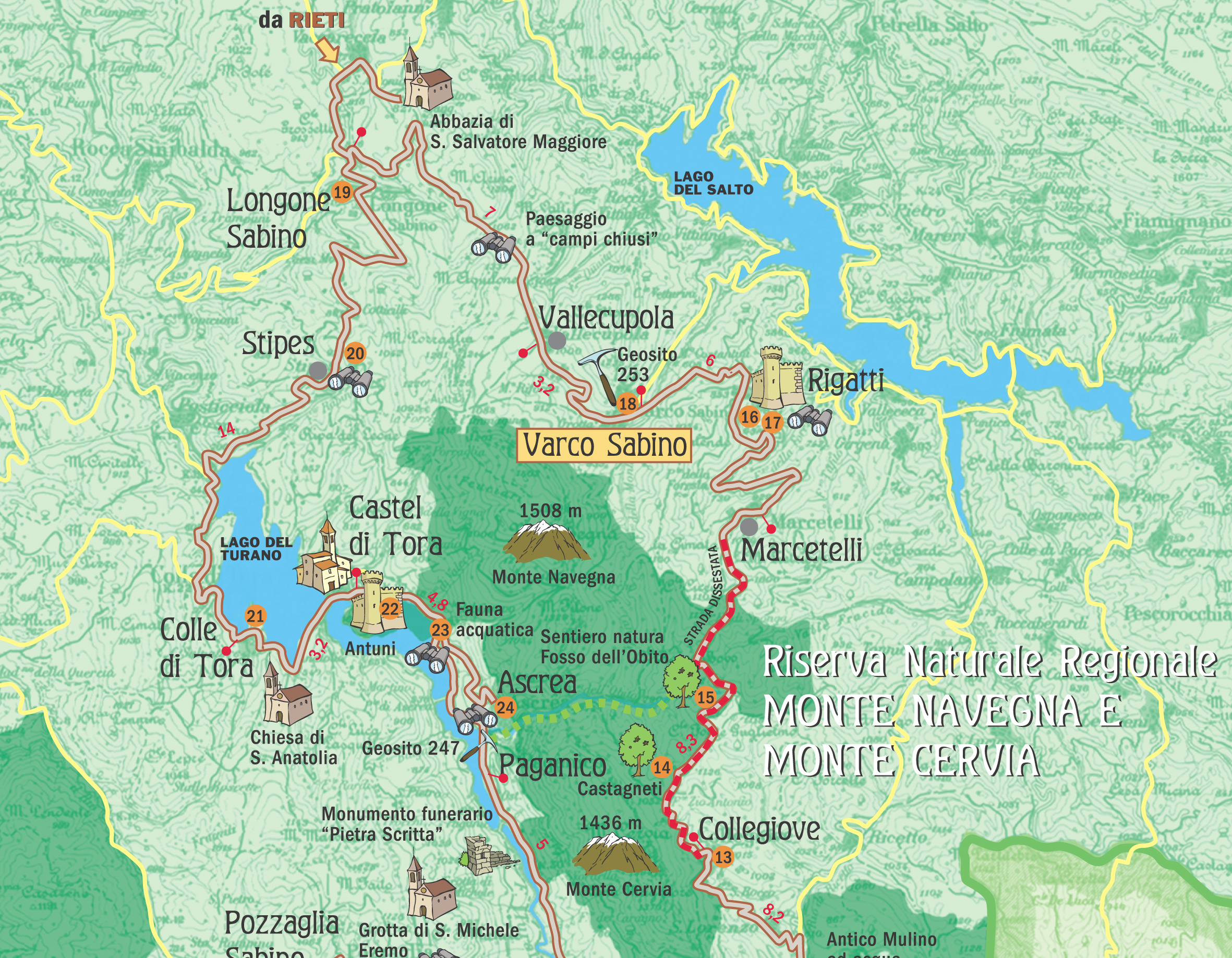 Da Varco Sabino ad Ascrea - Itinerario dei parchi montani tappa 4