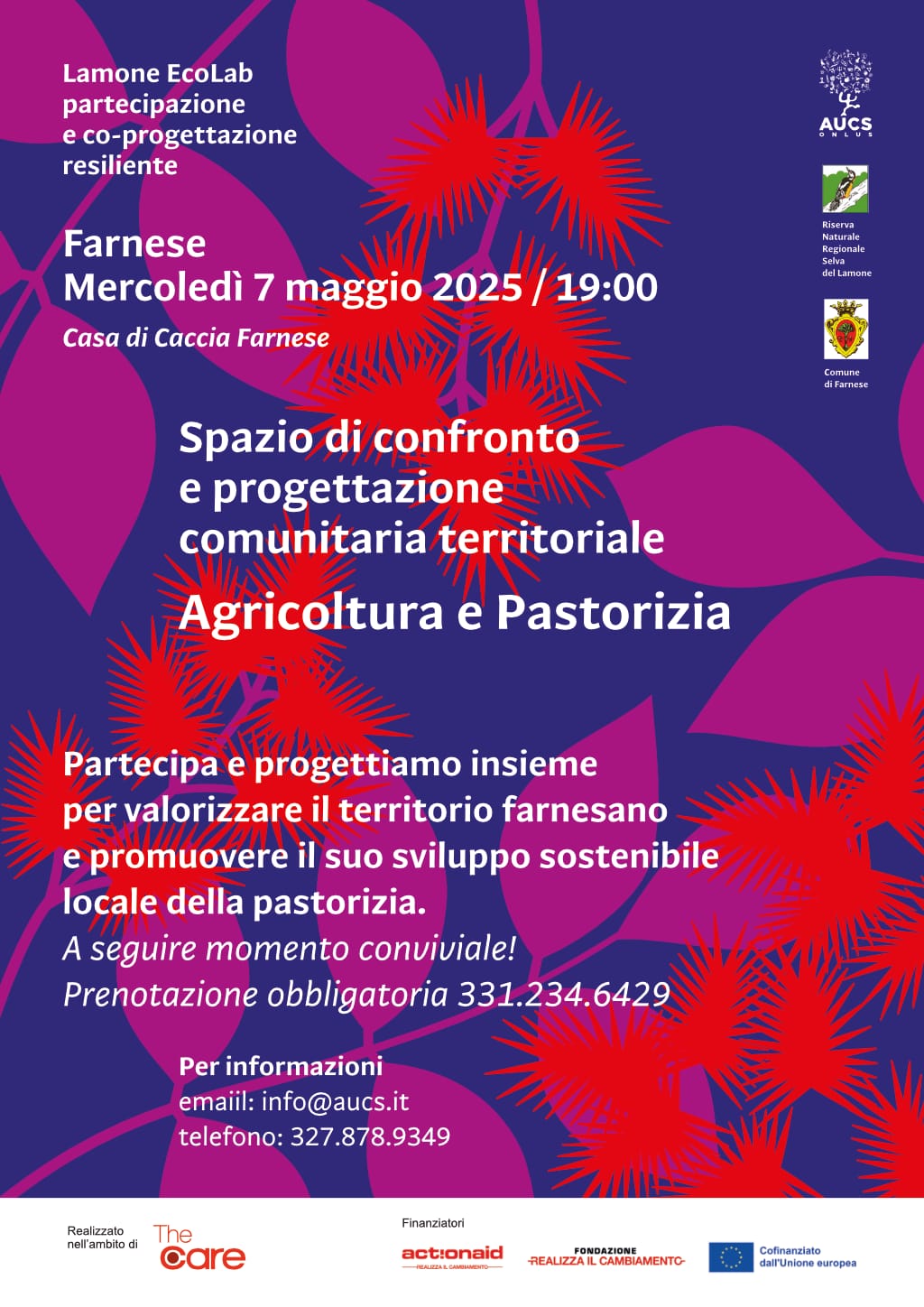 Spazio di confronto e progettazione comunitaria territoriale: Agricoltura e pastorizia