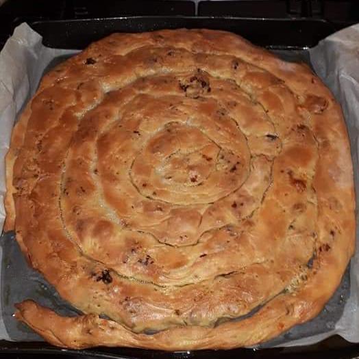 pizza sfogliata corvarese, foto di Lucia Gallina