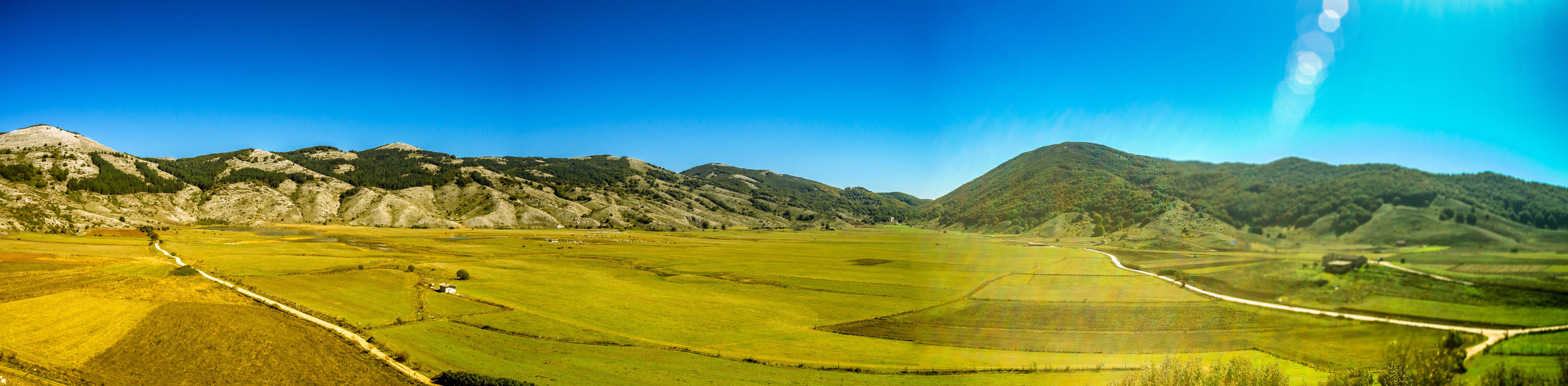 Veduta dell'altopiano di Rascino
