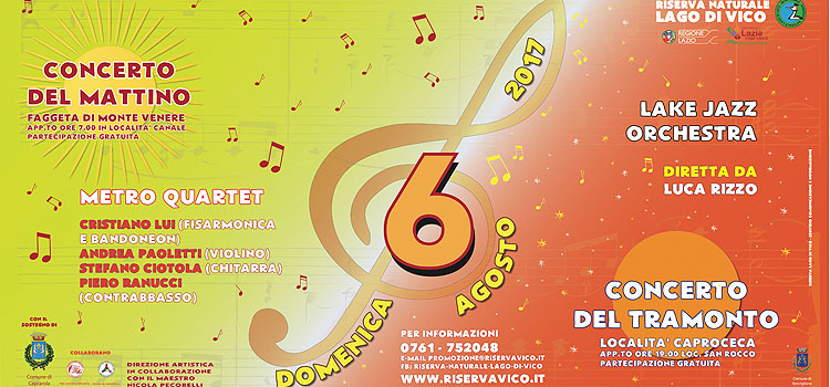 I concerti nella Riserva Lago di Vico
