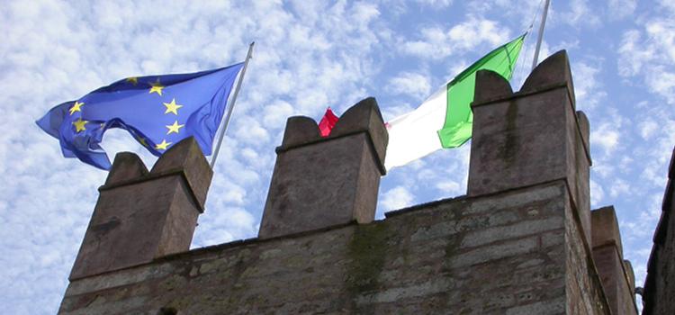 La torre del Palazzo baronale di Calcata