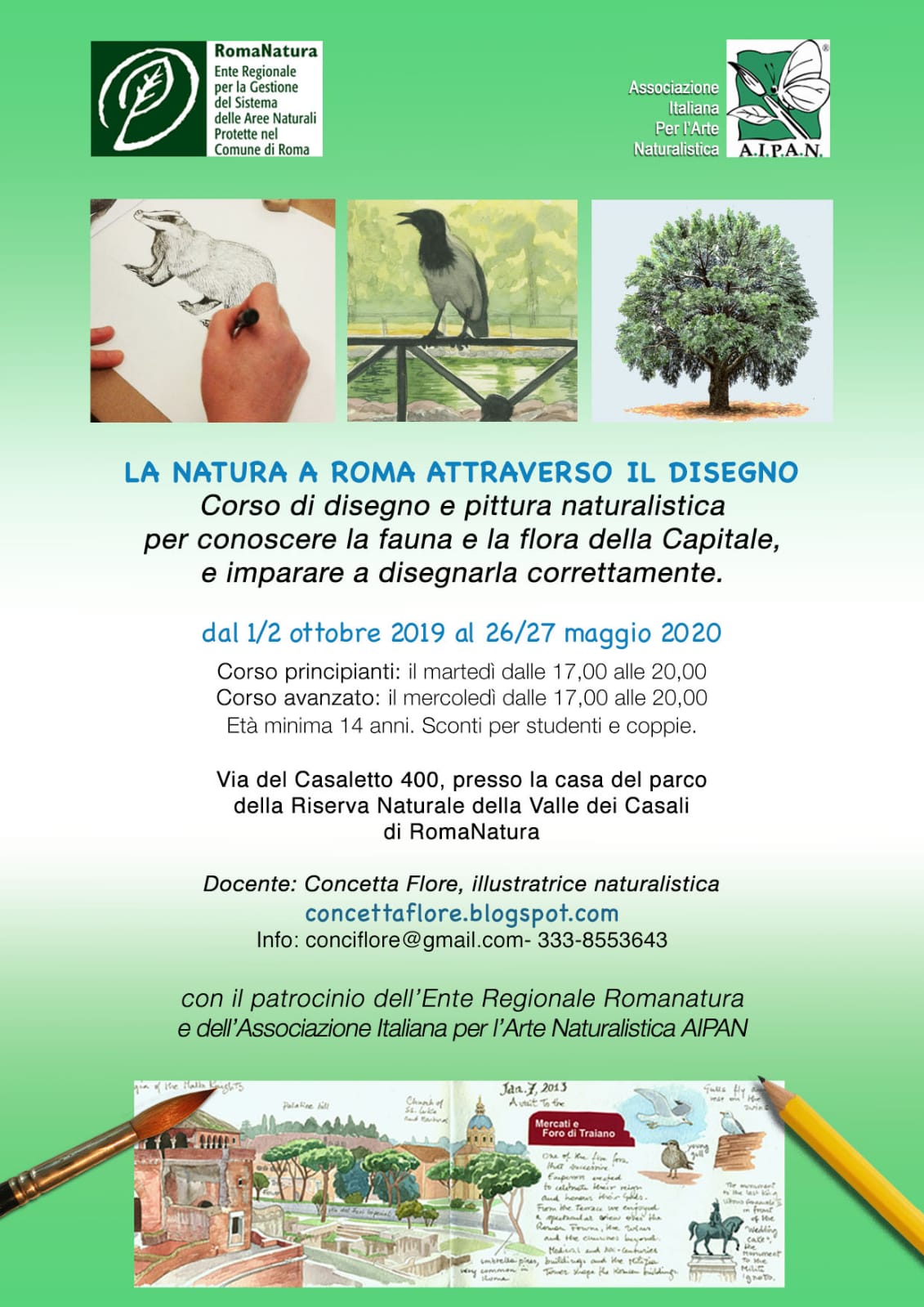 locandina corso disegno