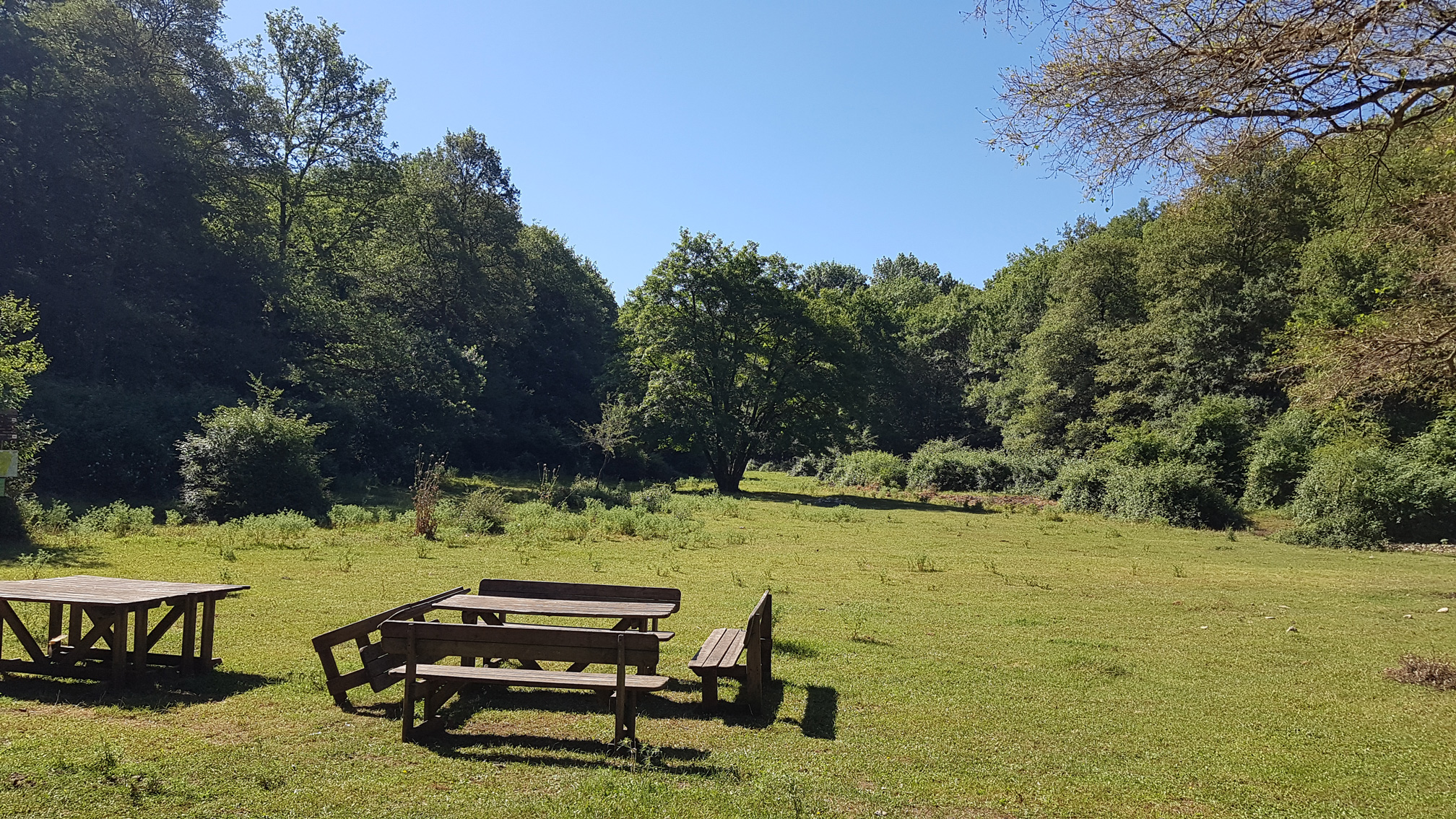 Area picnic presso Fonte Bologna