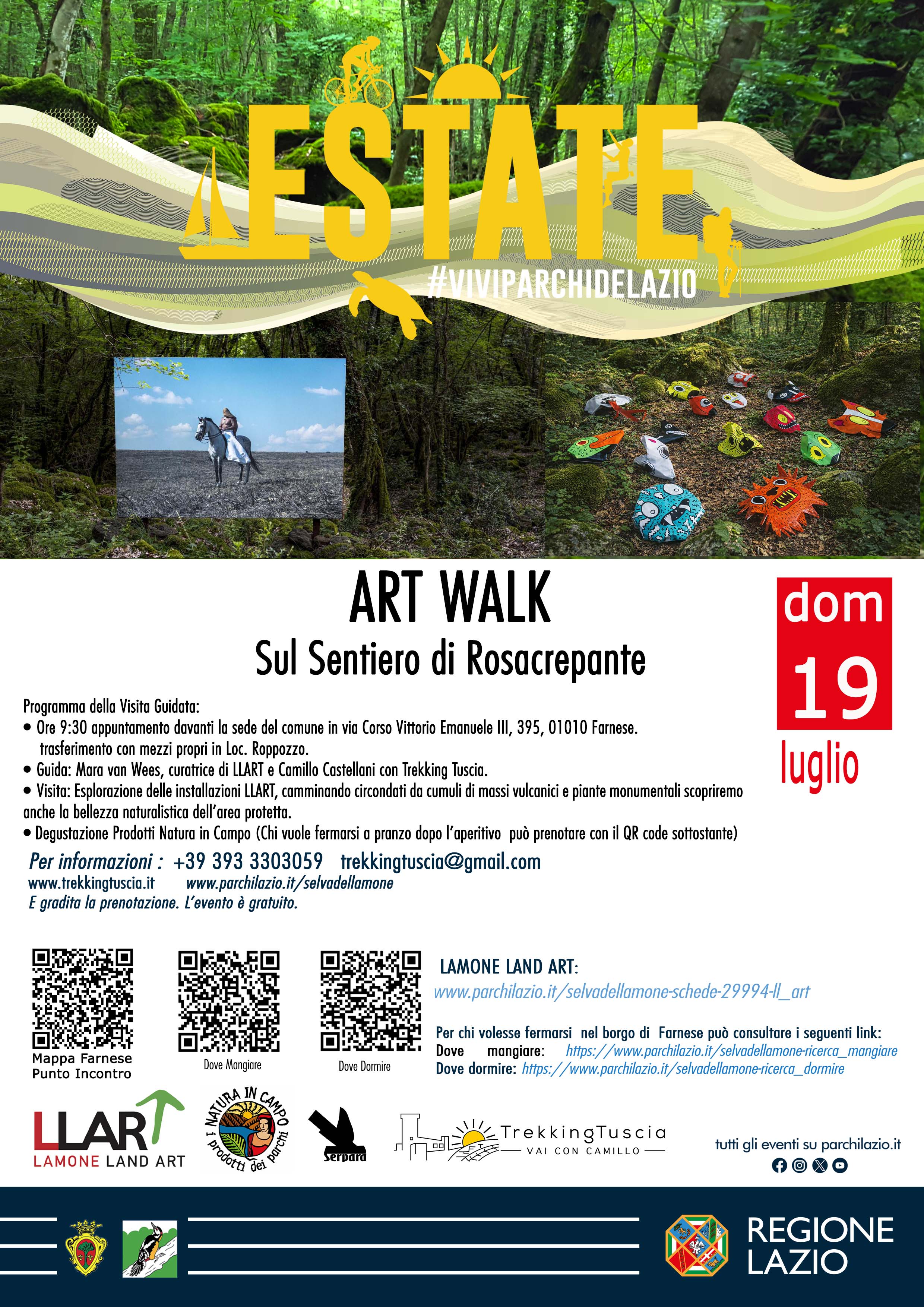 Art Walk sul Sentiero di Rosacrepante