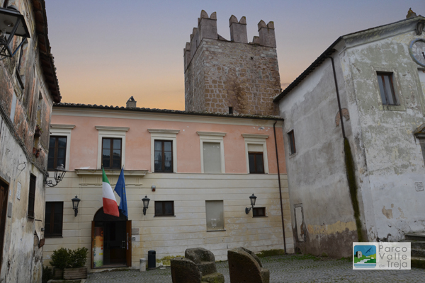 Palazzo baronale degli Anguillara a Calcata - foto Archivio Parco