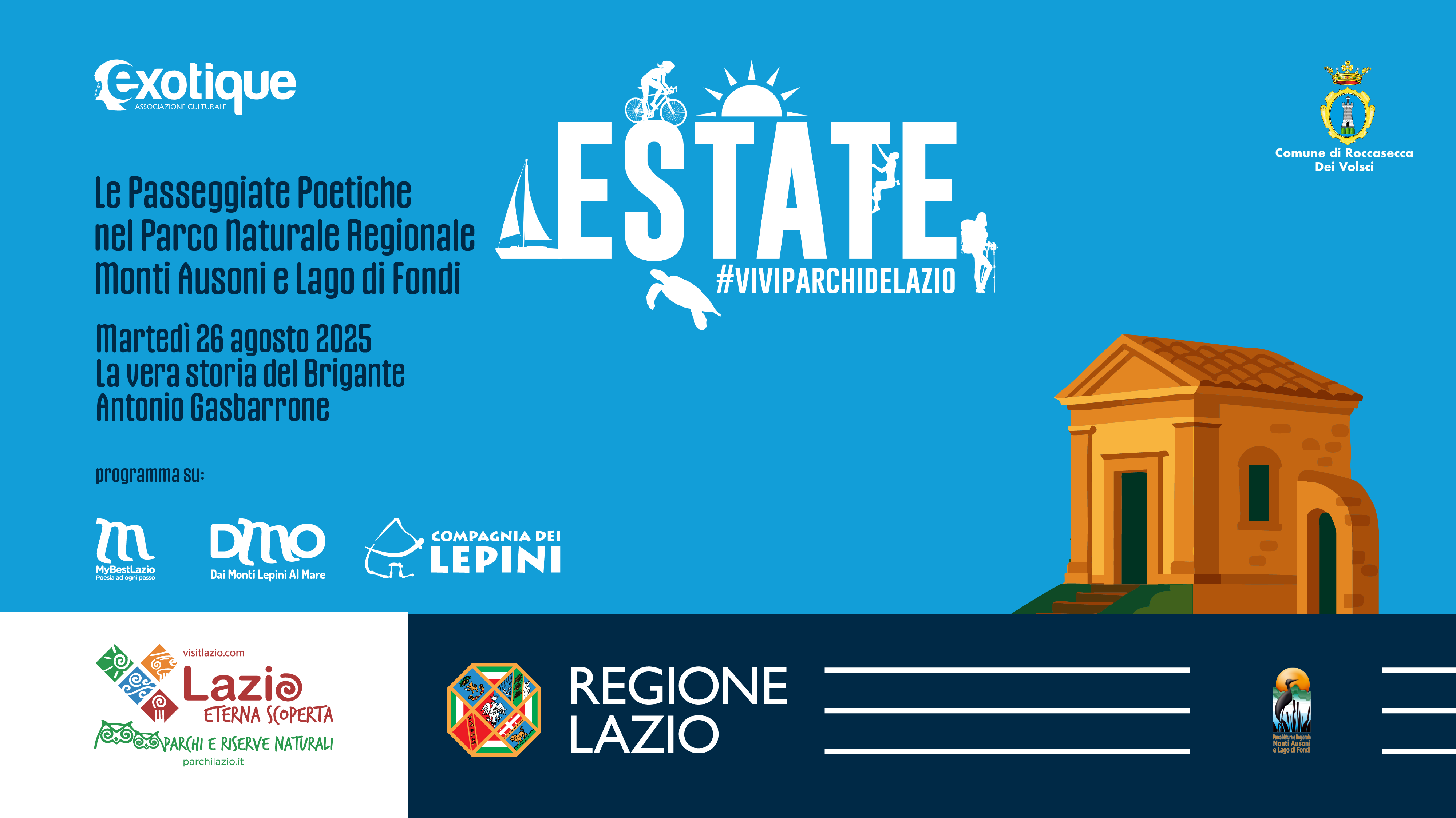 Le Passeggiate Poetiche nel Parco Naturale Regionale Monti Ausoni e Lago di Fondi