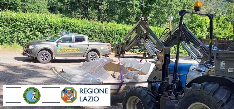 Bonfica delle rive del lago di Vico