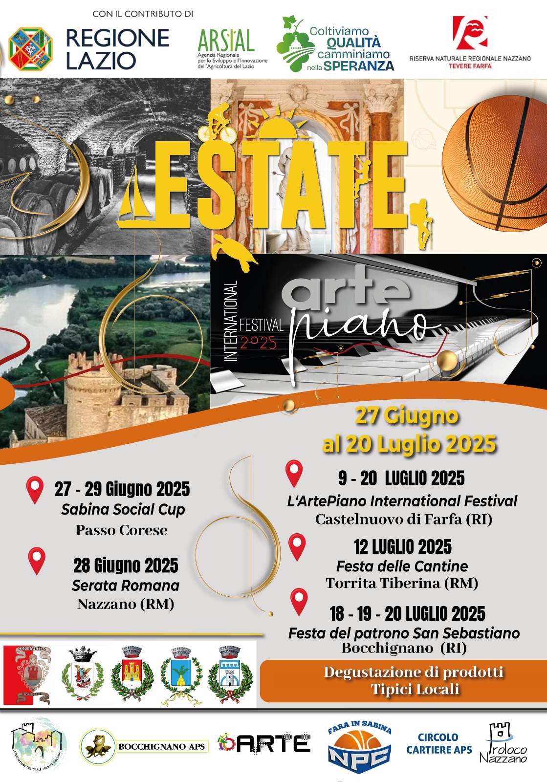 CALENDARIO EVENTI ESTIVI