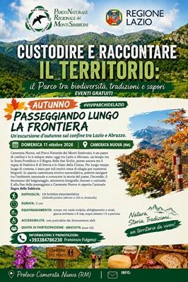 Passeggiando lungo la frontiera. Un escursione d'autunno tra Lazio e Abruzzo