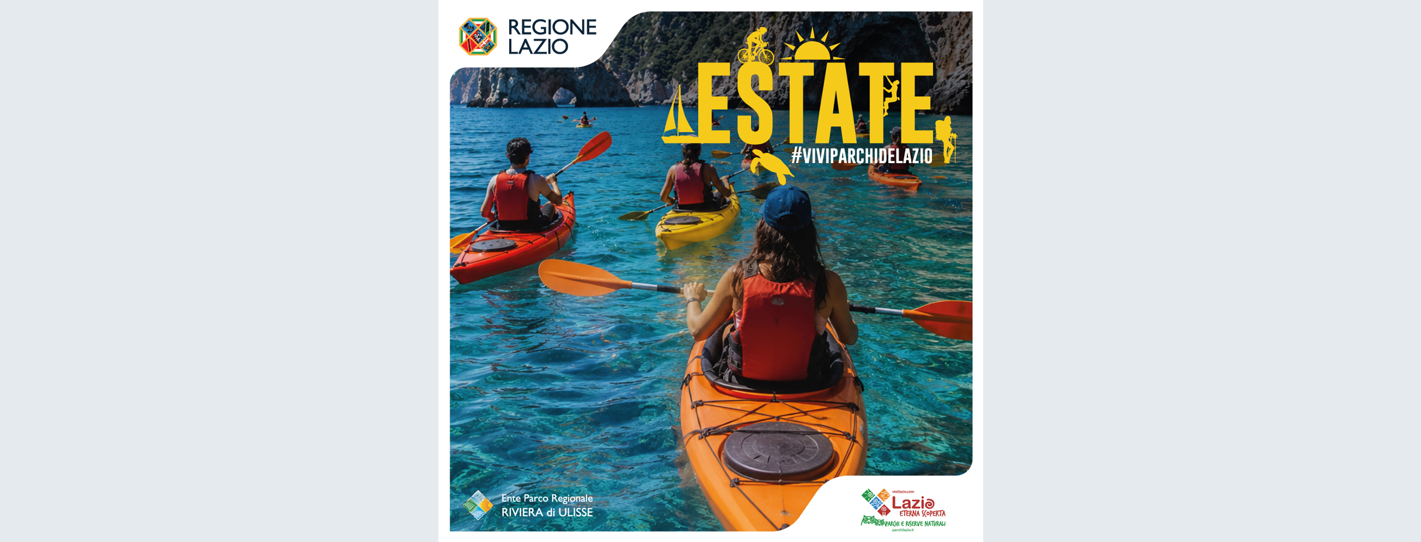 Escursione in kayak nel mare di Sperlonga