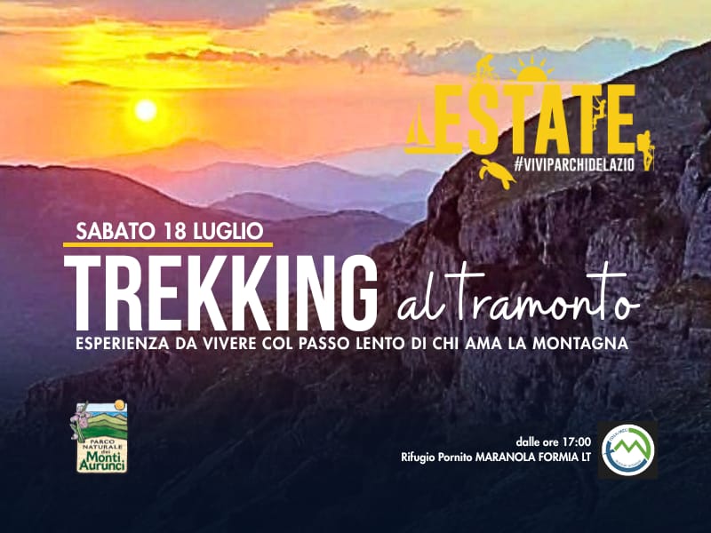 TREKKING al tramonto