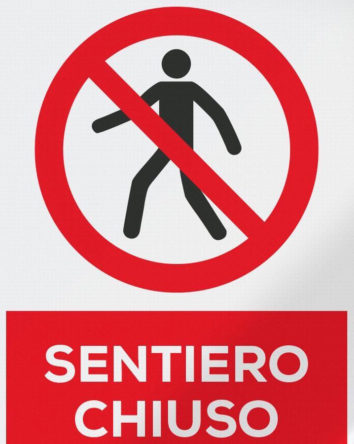 Chiusura sentiero 019