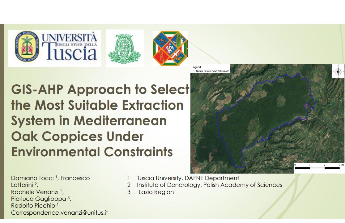 GIS-AHP Approach to Select the Most Suitable Extraction System in Mediterranean Oak Coppices under Environmental Constraints