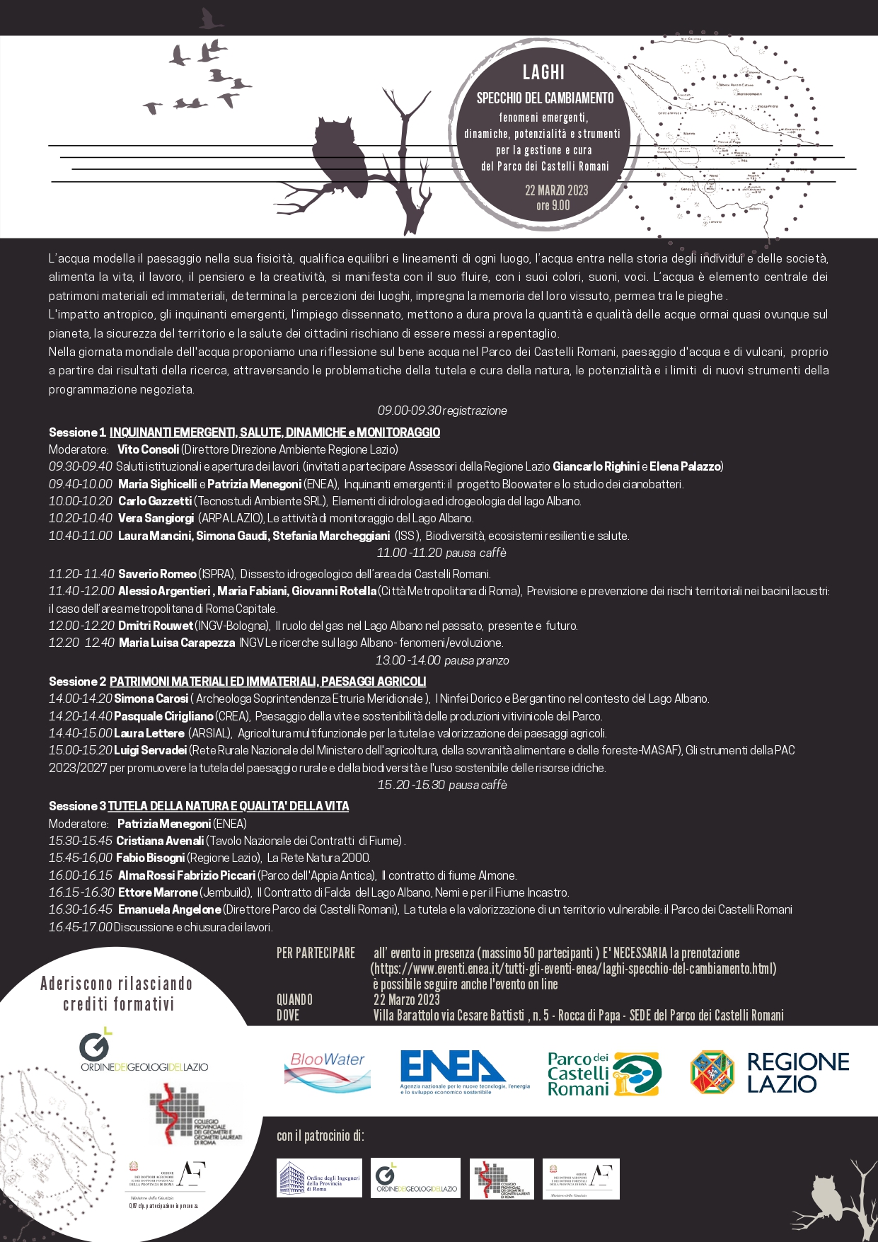 Locandina del Convegno