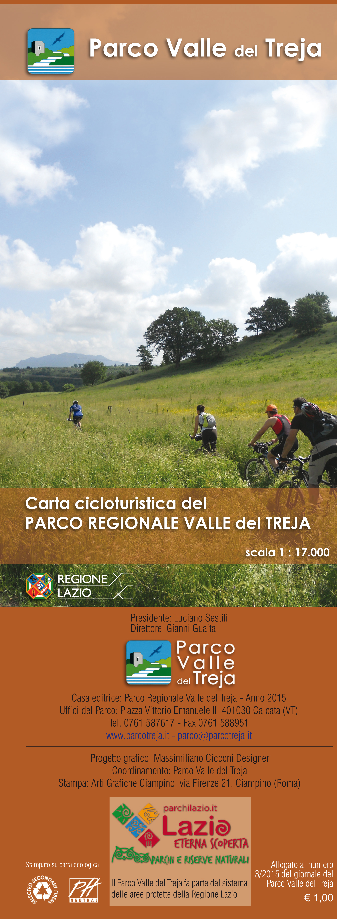 Mappa cicloturistica dal Parco di Veio al Parco Valle del Treja
