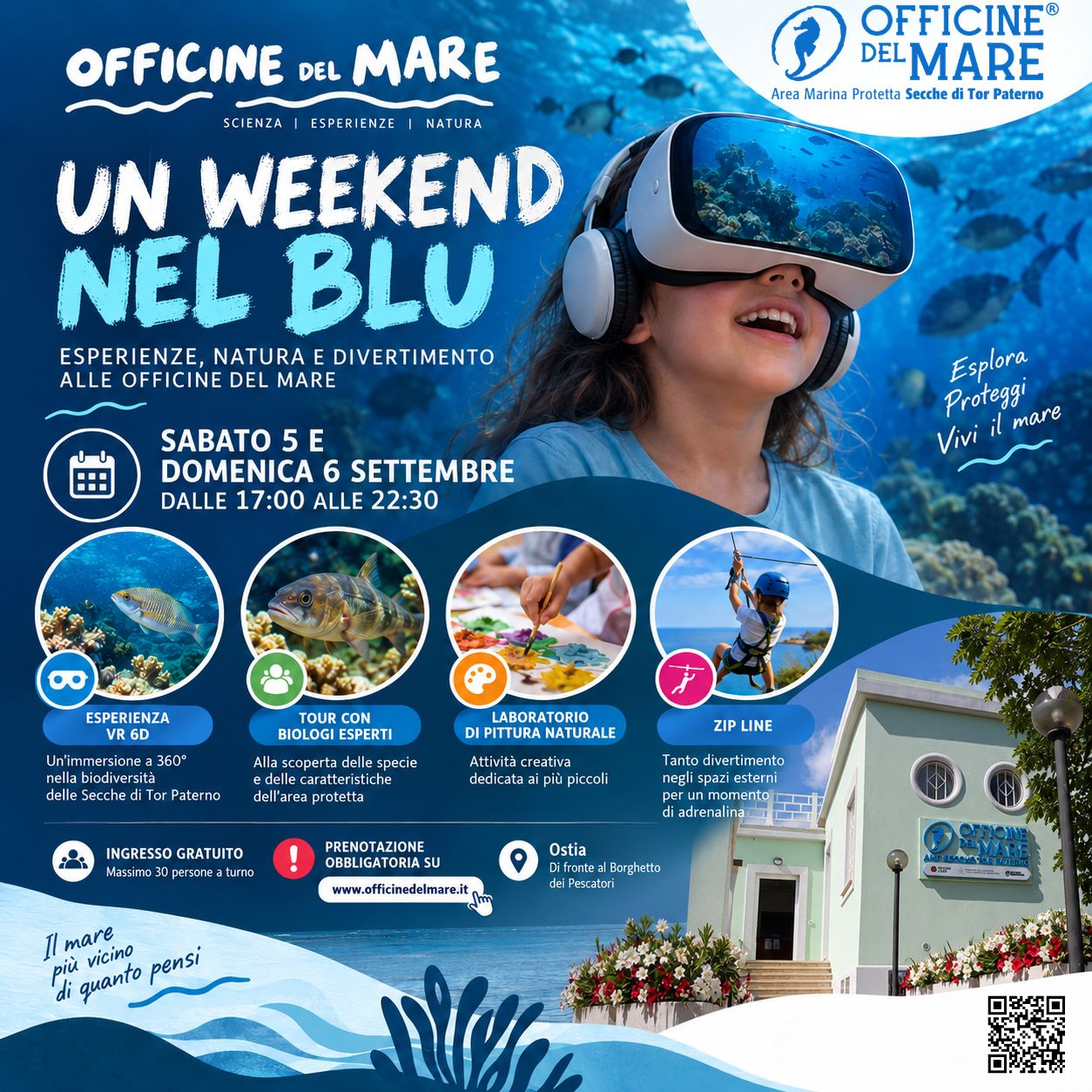 Week End alle Officine del Mare - Scienze, Esperienze e Natura