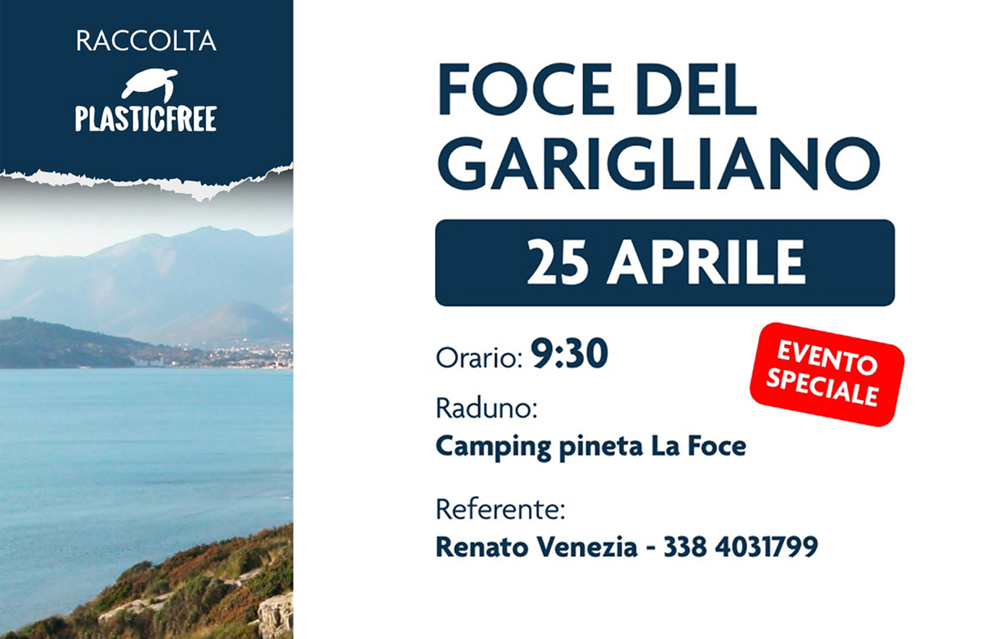 Ripuliamo dalla plastica la foce del Garigliano!