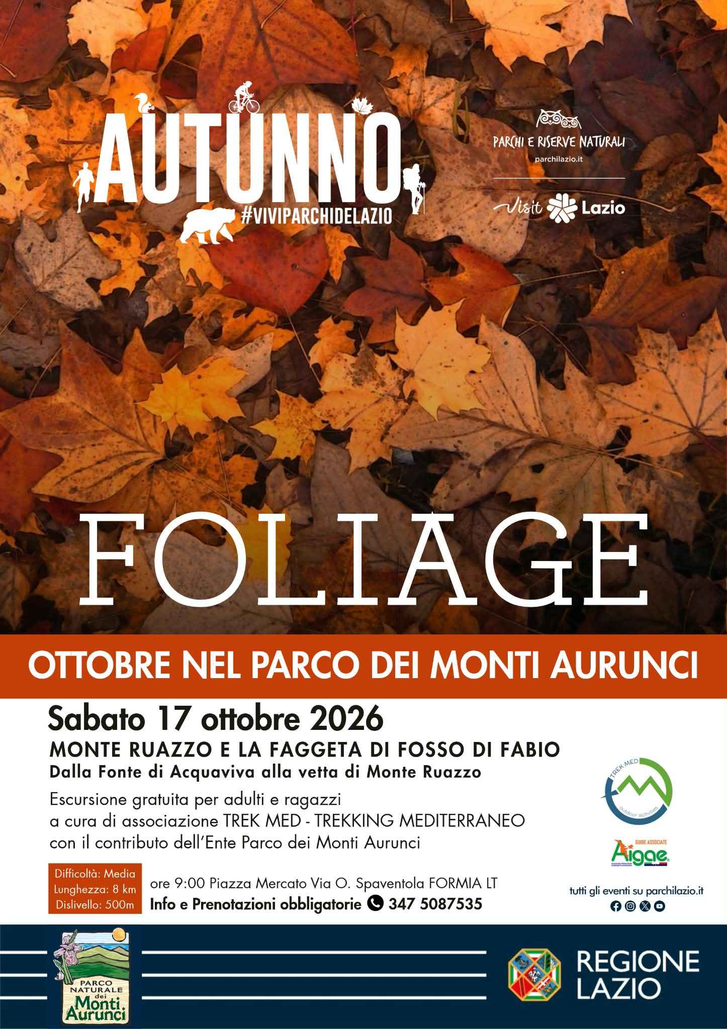 Foliage nel Parco dei Monti Aurunci: escursione a Monte Ruazzo e alla Faggeta di Fosso di Fabio