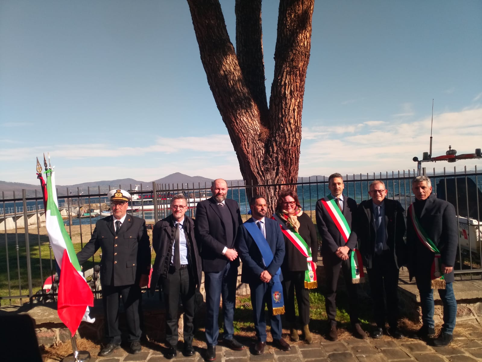 BRACCIANO, ANCHE IL PARCO ALL'INAUGURAZIONE DELL'UFFICIO DI PORTO PRESSO IL CONSORZIO LAGO DI BRACCIANO