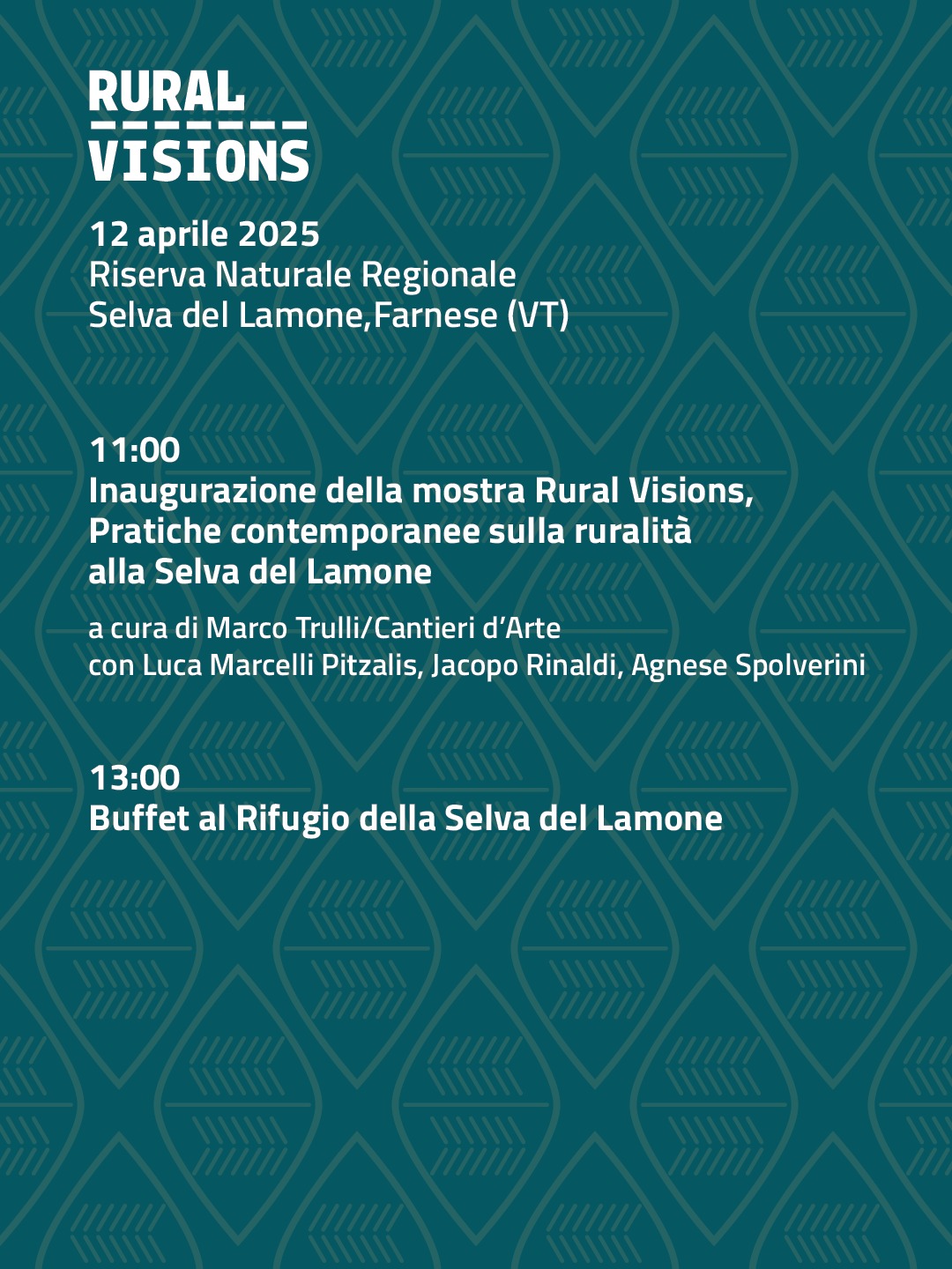 Inaugurazione della mostra Rural Visions: Pratiche contemporanee sulla ruralità alla Selva del Lamone.