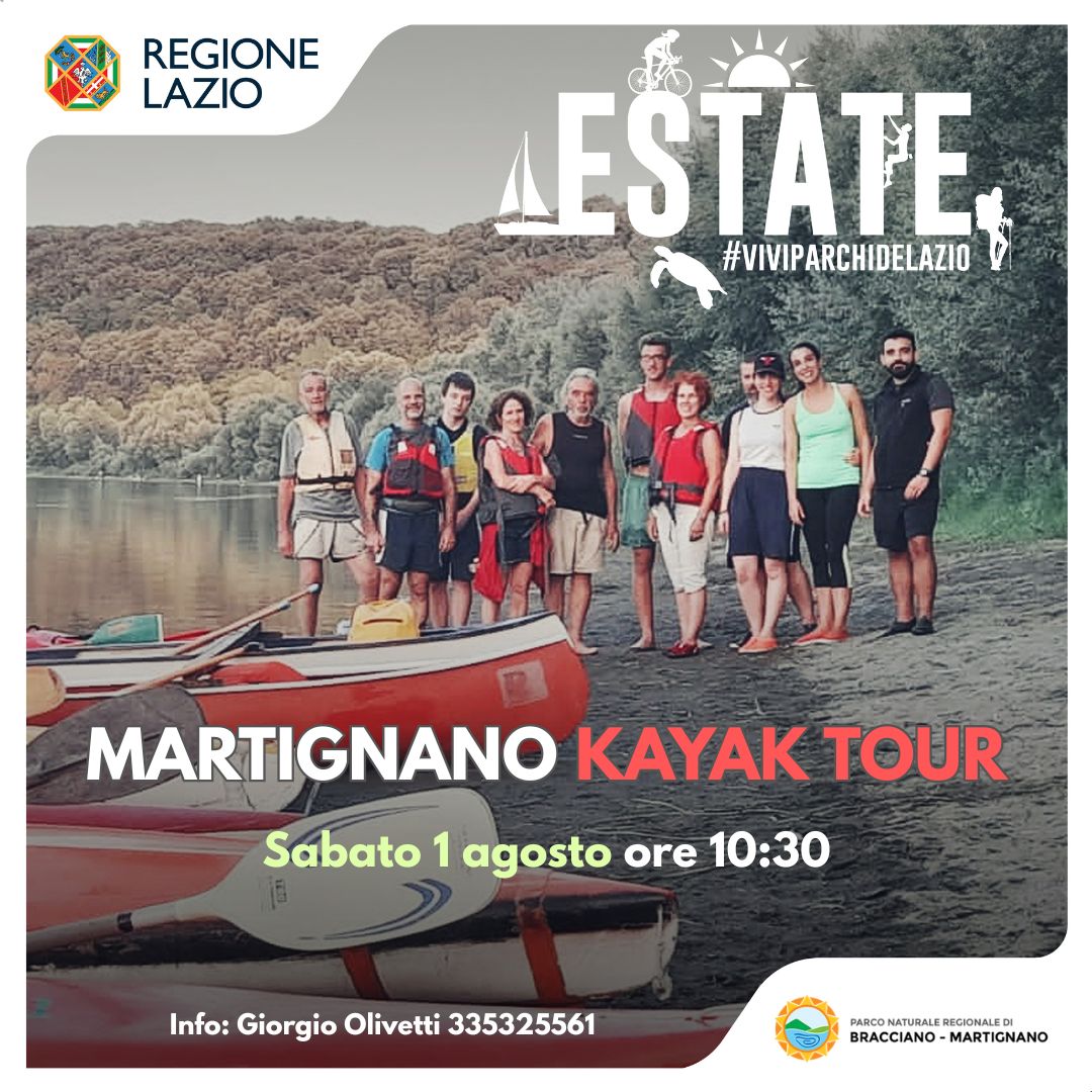 Martignano Kayak Tour - TESORI NATURALI 2026