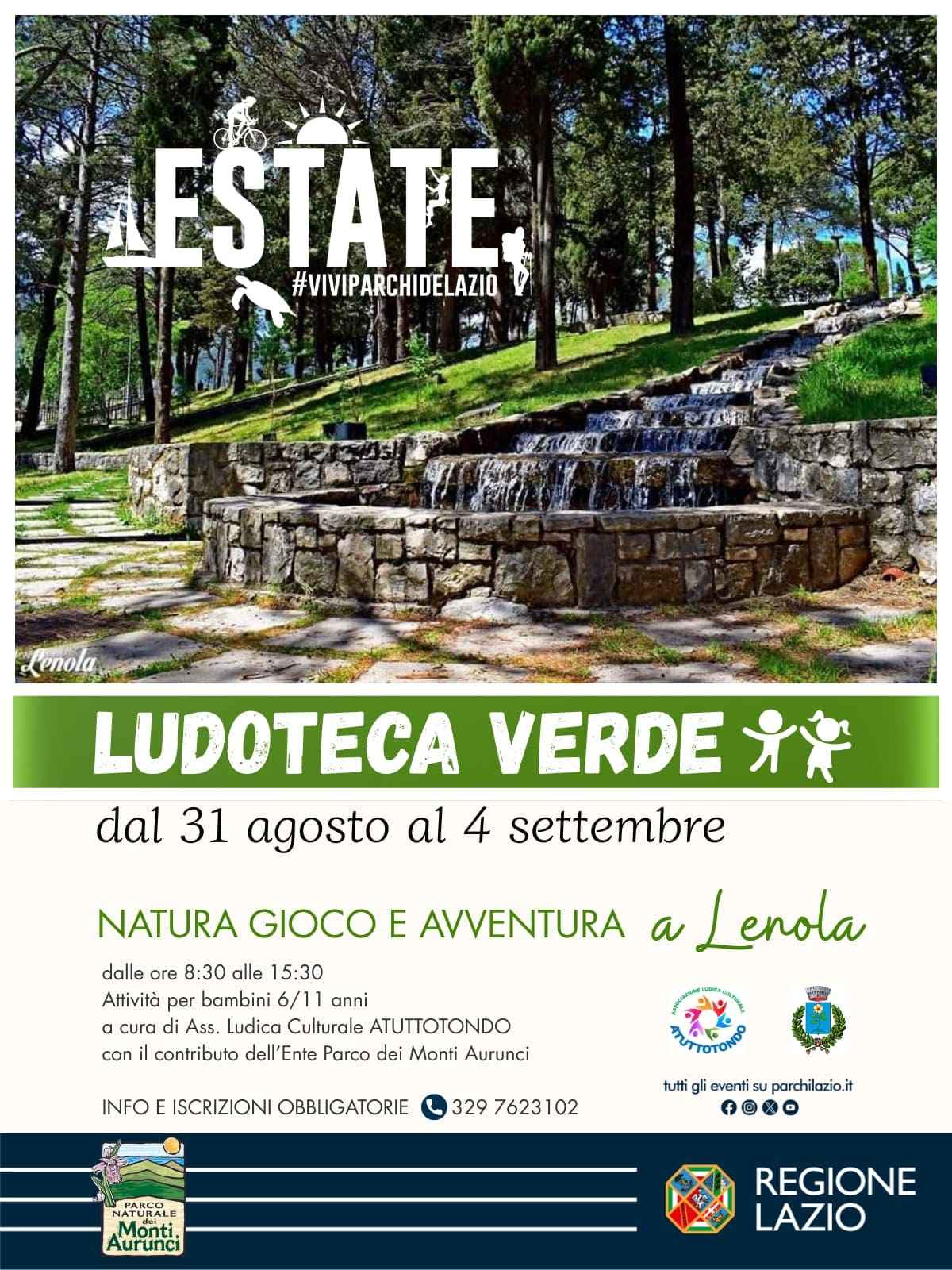 Ludoteca Verde: natura, gioco e avventura al Parco Mondragon di Lenola