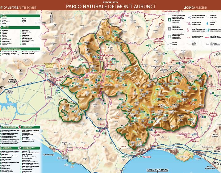 La guida del Parco Naturale dei Monti Aurunci