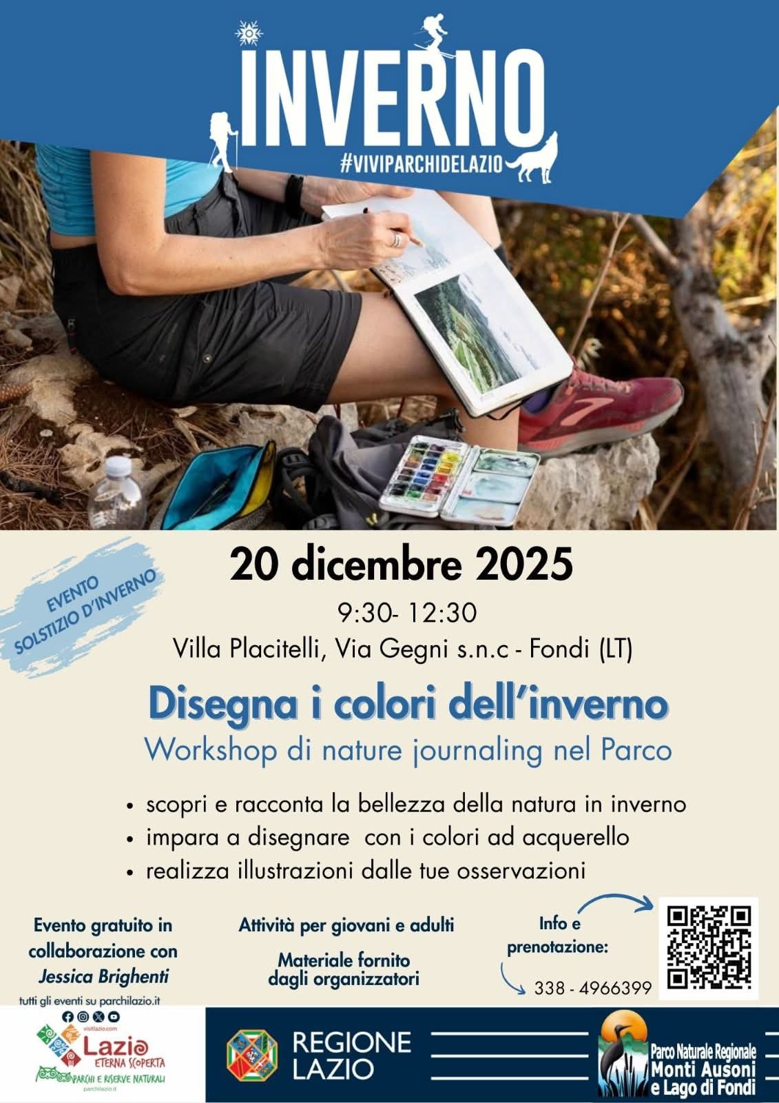 Eventi Natale nei Parchi - "DISEGNA I COLORI DELL'INVERNO"