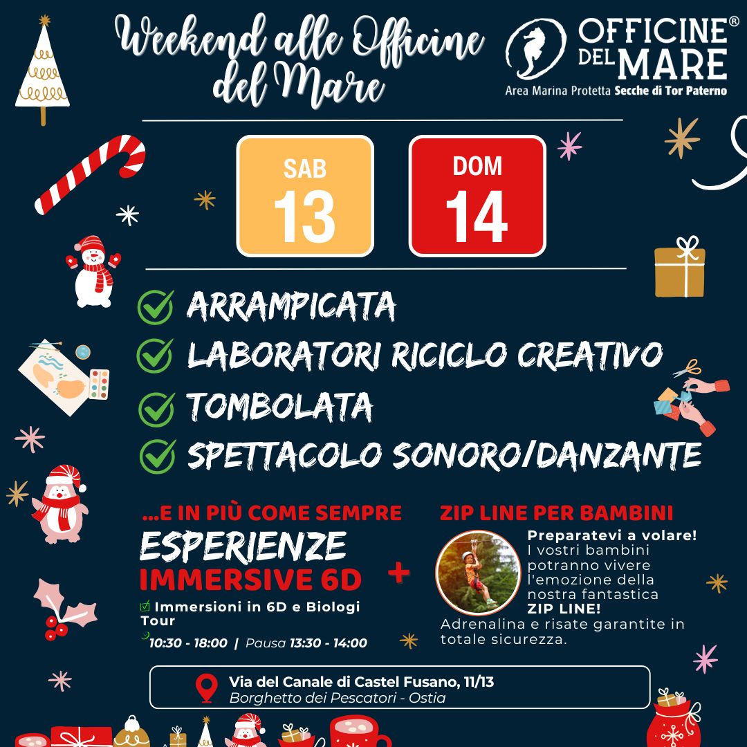 Un weekend tra Scienza, Sport, Creatività e Spirito natalizio